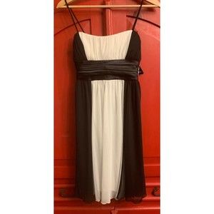 City Triangles NWT Dress Black and White Dressy Spaghetti Strap Women's Size S